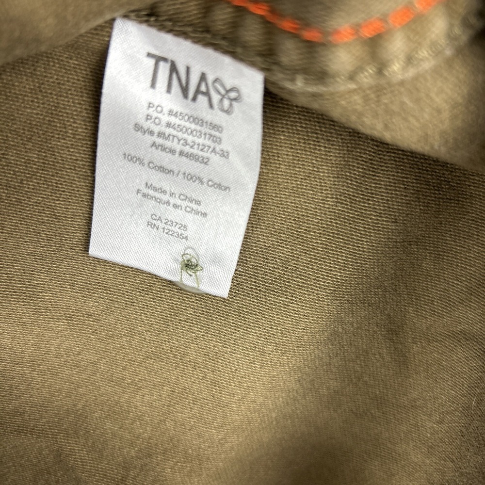 TNA Aritzia Jacket Top Size Small Camo Camoflauge Military Casual Button Front - Picture 5 of 7